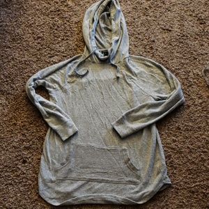 Torrid 00 plus size gray soft hooded sweater shirt